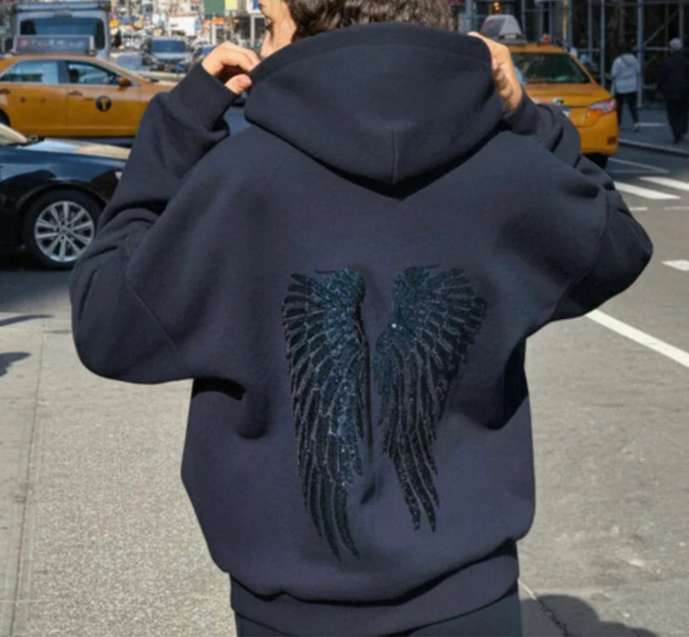 Hoodie Ailes Céleste