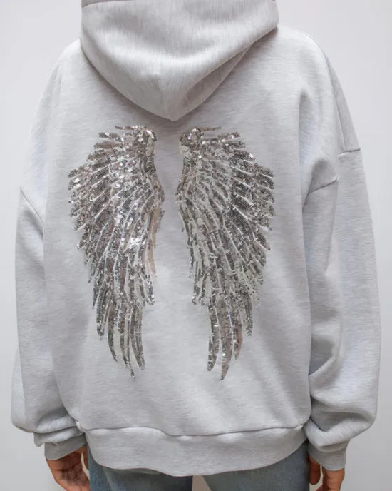 Hoodie Ailes Céleste